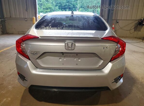 2HGFC1F73GH650007 2016 HONDA CIVIC Silver Rear view