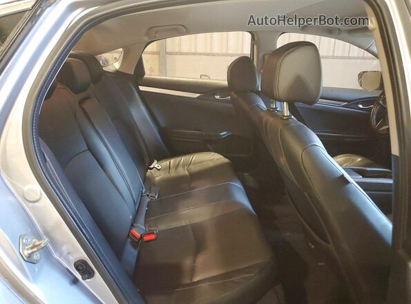 2HGFC1F73GH650007 2016 HONDA CIVIC Silver Rear seats view