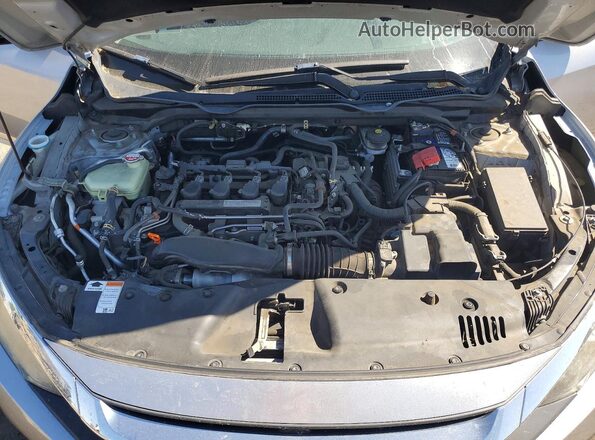 2HGFC1F73GH650010 2016 HONDA CIVIC Silver უკანა სალონის ხედი