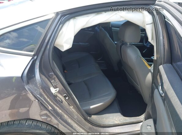 2HGFC1F73HH647674 2017 HONDA CIVIC Gray Vista de la etiqueta del VIN
