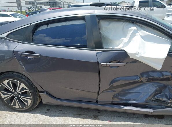 2HGFC1F73HH647674 2017 HONDA CIVIC Gray Vista del cuadro de instrumentos