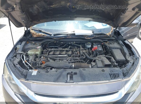 2HGFC1F73HH647674 2017 HONDA CIVIC Gray Vista del compartimento del motor