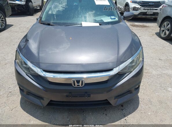 2HGFC1F73HH647674 2017 HONDA CIVIC Gray Vista del salpicadero