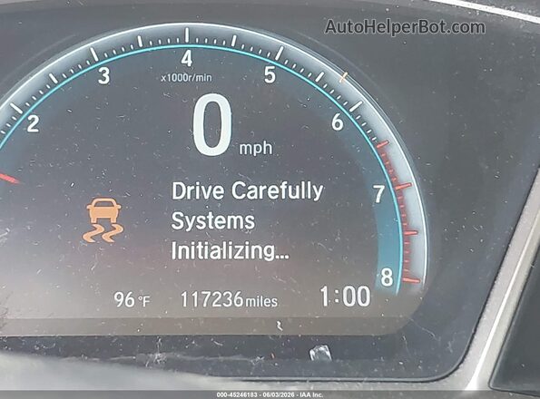 2HGFC1F73HH647674 2017 HONDA CIVIC Gray Vista interior de 360 grados