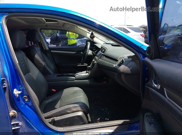2HGFC1F74HH644203 2017 HONDA CIVIC Blue Вид салону спереду