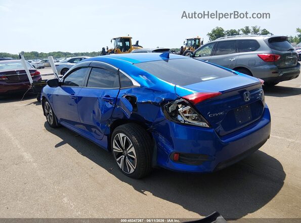 2HGFC1F74HH644203 2017 HONDA CIVIC Blue Задня ліва чверть