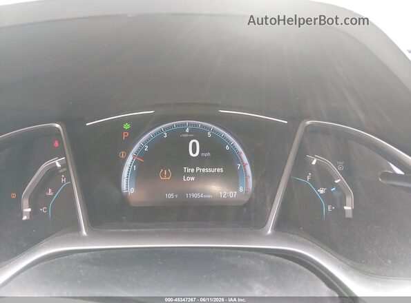 2HGFC1F74HH644203 2017 HONDA CIVIC Blue Вид задніх сидінь