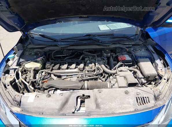 2HGFC1F74HH644203 2017 HONDA CIVIC Blue Вид ззаду