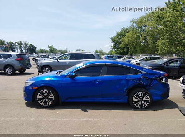 2HGFC1F74HH644203 2017 HONDA CIVIC Blue Панорамний вид салону 360°