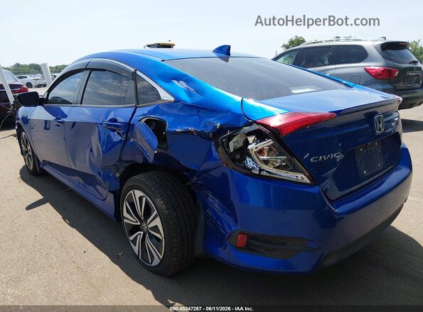 2HGFC1F74HH644203 2017 HONDA CIVIC Blue Вид спереду