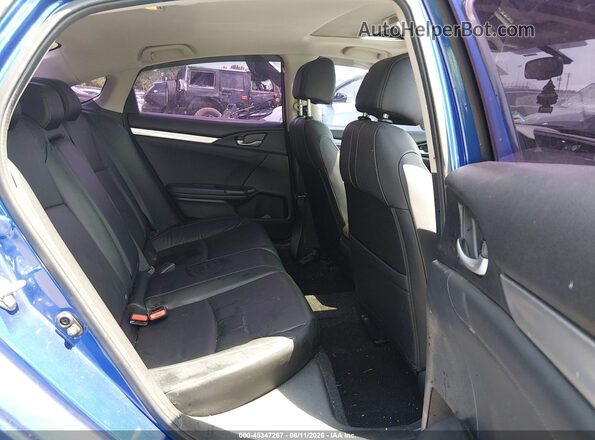 2HGFC1F74HH644203 2017 HONDA CIVIC Blue Вид наклейки з VIN-кодом