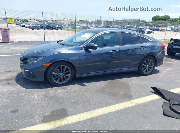 2HGFC1F75LH681009 2020 HONDA CIVIC Gray Przód lewy
