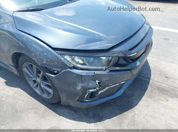 2HGFC1F75LH681009 2020 HONDA CIVIC Gray Widok z przodu