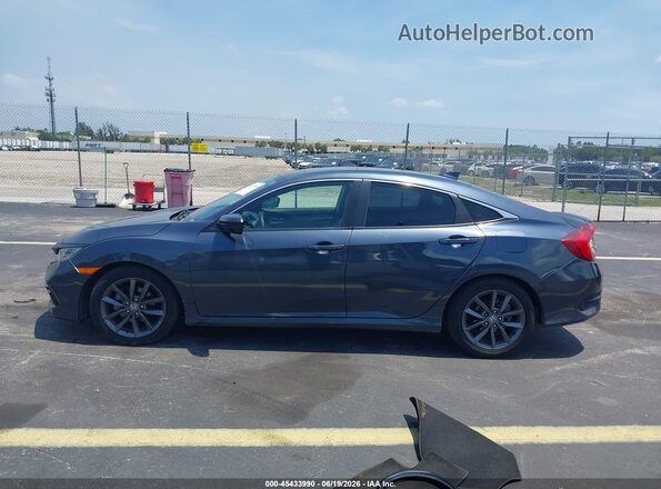 2HGFC1F75LH681009 2020 HONDA CIVIC Gray Widok wnętrza 360 stopni