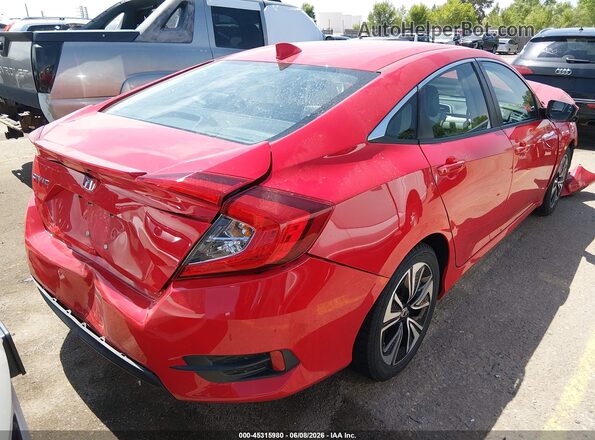 2HGFC1F76HH633722 2017 HONDA CIVIC Red Задня права чверть