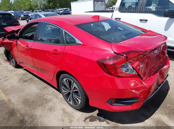 2HGFC1F76HH633722 2017 HONDA CIVIC Red Задня ліва чверть