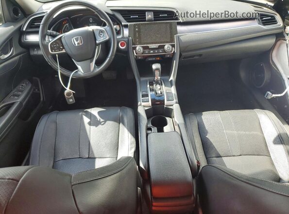 2HGFC1F76HH648043 2017 HONDA CIVIC Black Առջևի վահանակի տեսք
