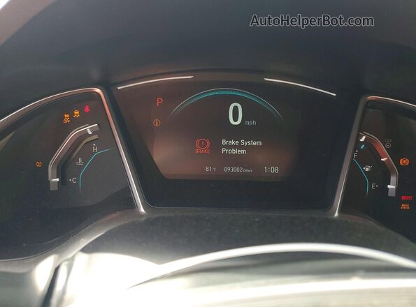 2HGFC1F76HH648043 2017 HONDA CIVIC Black Սարքավորումների վահանակի տեսք