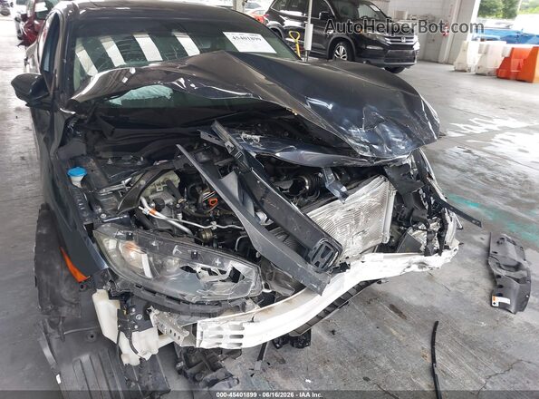 2HGFC1F76MH703200 2021 HONDA CIVIC Gray Դիմացի տեսք