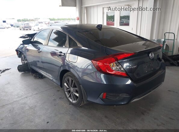 2HGFC1F76MH703200 2021 HONDA CIVIC Gray Հետևի ձախ