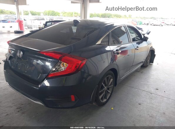 2HGFC1F76MH703200 2021 HONDA CIVIC Gray Հետևի աջ