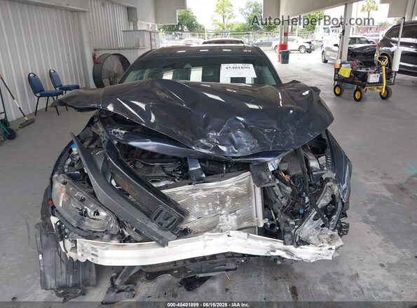 2HGFC1F76MH703200 2021 HONDA CIVIC Gray Առջևի վահանակի տեսք