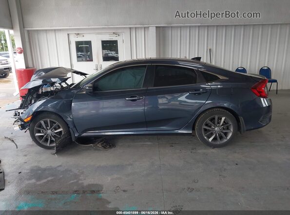 2HGFC1F76MH703200 2021 HONDA CIVIC Gray Սալոնի հետևի տեսք