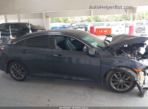 2HGFC1F76MH703200 2021 HONDA CIVIC Gray Սարքավորումների վահանակի տեսք
