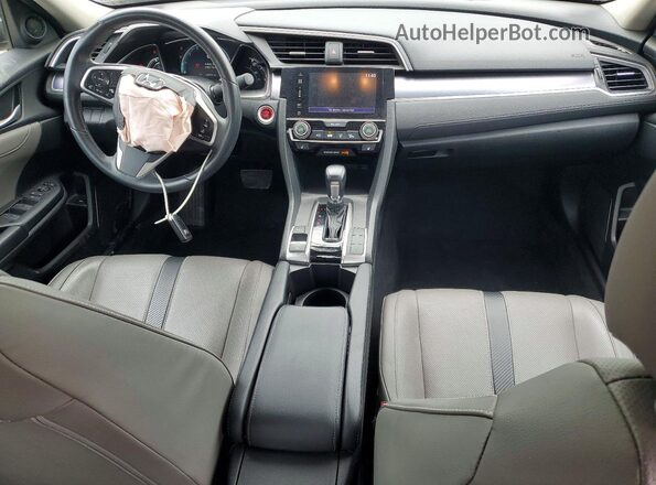 2HGFC1F77HH658693 2017 HONDA CIVIC Gray Առջևի վահանակի տեսք