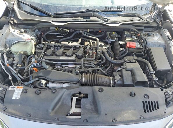 2HGFC1F77JH641009 2018 HONDA CIVIC Silver უკანა სალონის ხედი