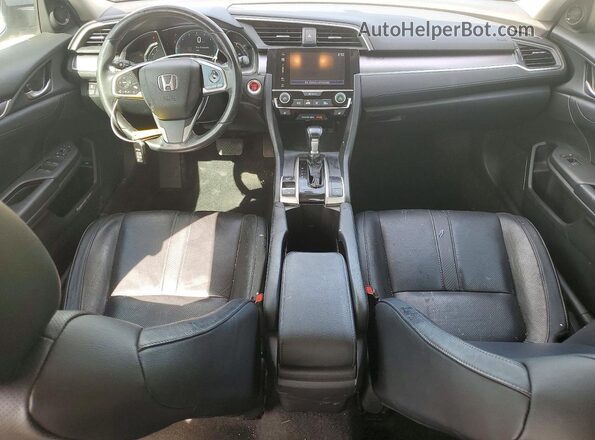2HGFC1F77JH641009 2018 HONDA CIVIC Silver წინა პანელის ხედი