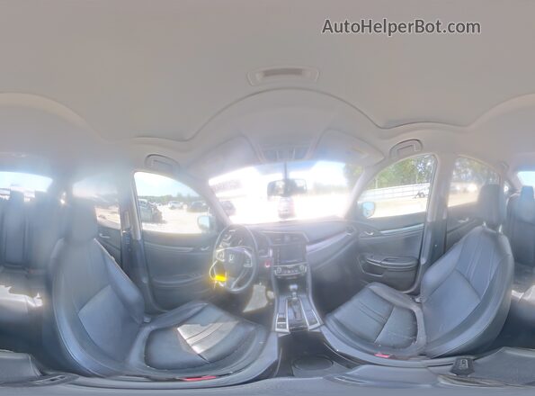 2HGFC1F77JH641009 2018 HONDA CIVIC Silver VIN კოდის სტიკერის ხედი