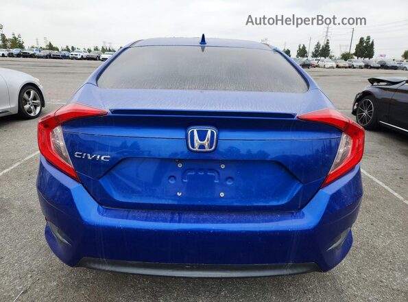 2HGFC1F78GH642338 2016 HONDA CIVIC Blue Հետևի տեսք