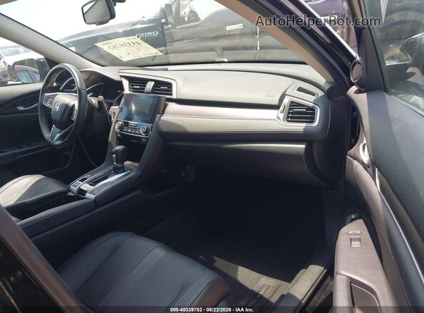 2HGFC1F78HH635388 2017 HONDA CIVIC Black Front interior view