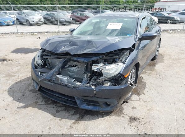 2HGFC1F78JH644761 2018 HONDA CIVIC Gray Widok z przodu