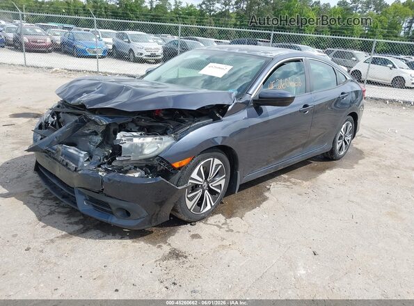 2HGFC1F78JH644761 2018 HONDA CIVIC Gray Przód lewy