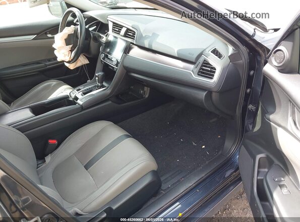 2HGFC1F78JH644761 2018 HONDA CIVIC Gray Widok wnętrza z przodu