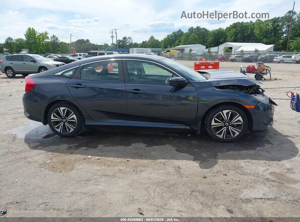 2HGFC1F78JH644761 2018 HONDA CIVIC Gray Widok wnętrza z tyłu