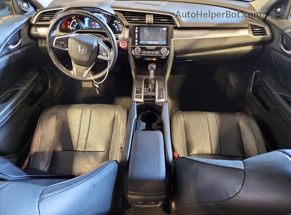 2HGFC1F90GH635062 2016 HONDA CIVIC Gray Вид панелі приладів