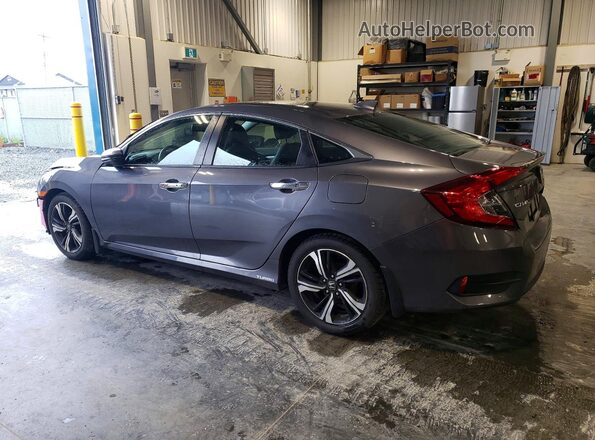 2HGFC1F92JH107725 2018 HONDA CIVIC Gray Задня ліва чверть