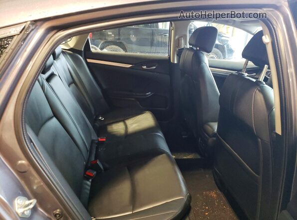 2HGFC1F92JH107725 2018 HONDA CIVIC Gray Вид задніх сидінь