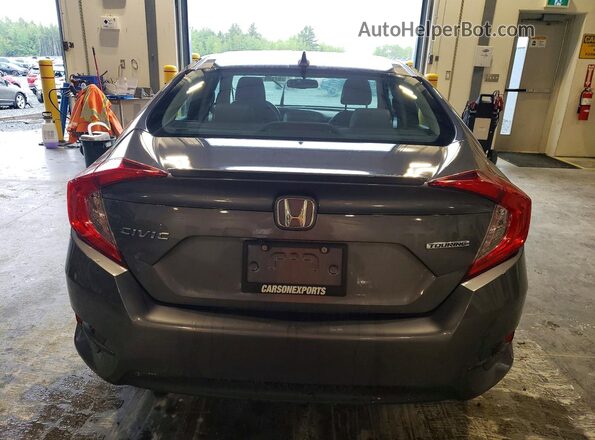 2HGFC1F92JH107725 2018 HONDA CIVIC Gray Вид ззаду
