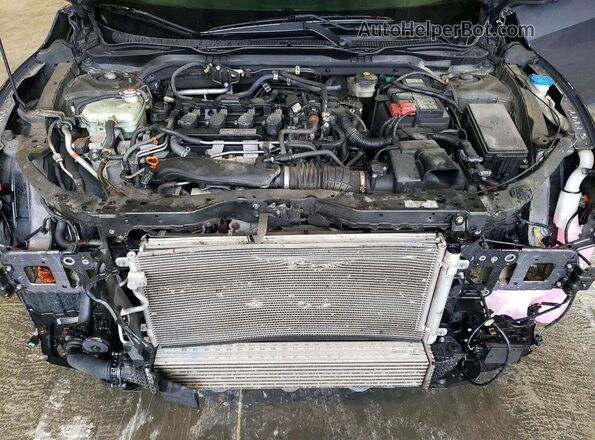 2HGFC1F92JH107725 2018 HONDA CIVIC Gray Вид задньої частини салону