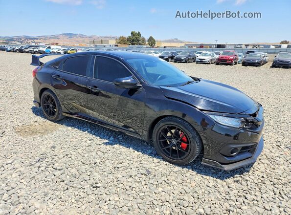 2HGFC1F93GH648470 2016 HONDA CIVIC Black წინა მარჯვენა