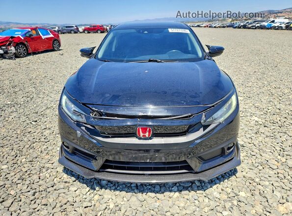 2HGFC1F93GH648470 2016 HONDA CIVIC Black წინა ხედი