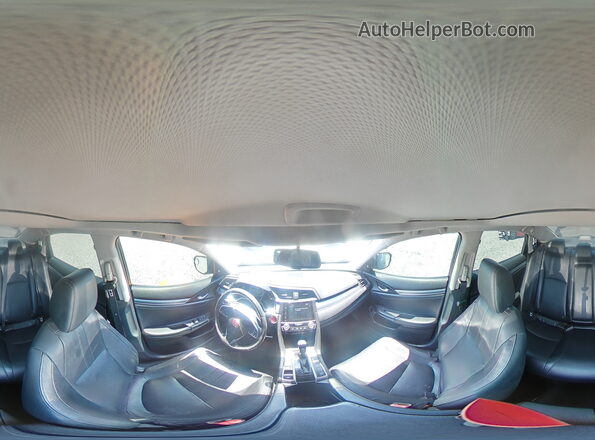 2HGFC1F93GH648470 2016 HONDA CIVIC Black VIN კოდის სტიკერის ხედი