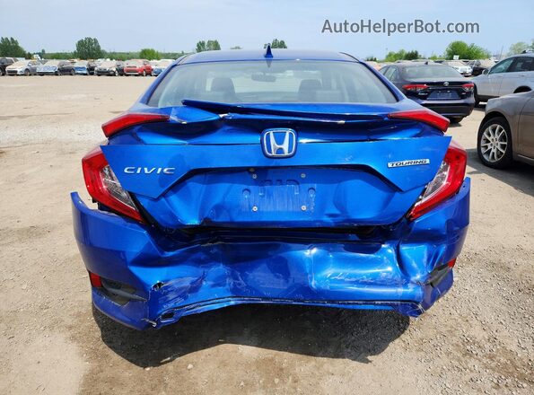 2HGFC1F94KH100485 2019 HONDA CIVIC Blue Vista trasera