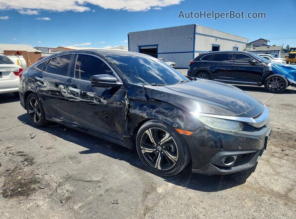 2HGFC1F95GH648227 2016 HONDA CIVIC Black Передня права чверть