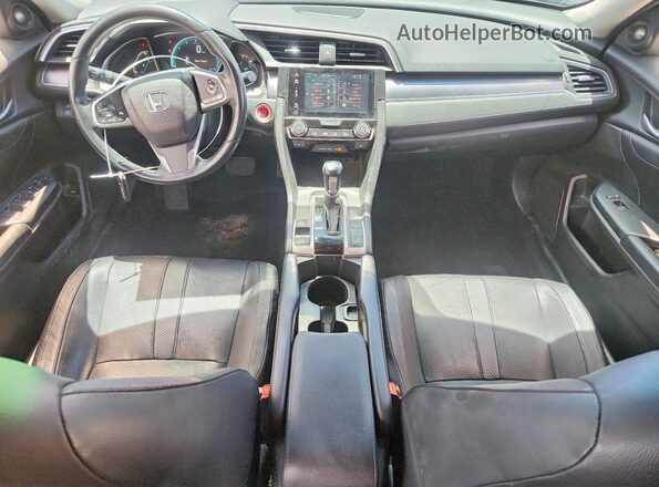 2HGFC1F95GH648227 2016 HONDA CIVIC Black Вид панелі приладів