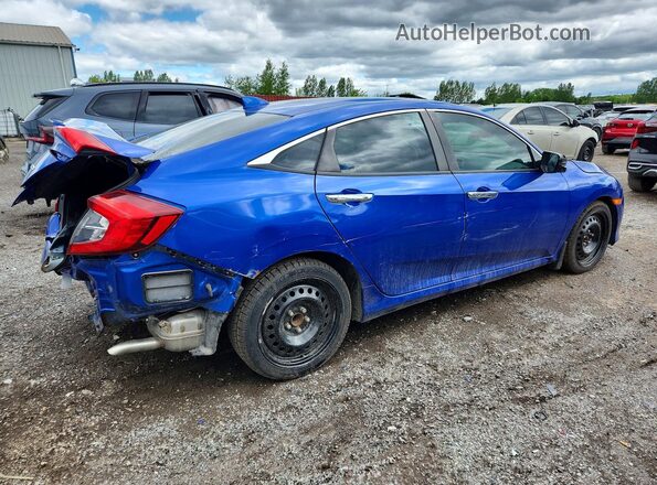 2HGFC1F96HH102909 2017 HONDA CIVIC Синий Задняя правая четверть